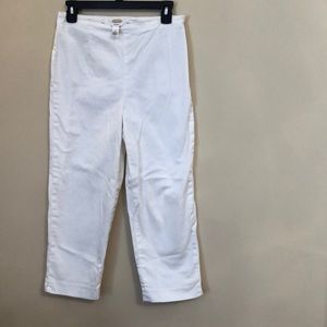 Talbots white stretch jeans